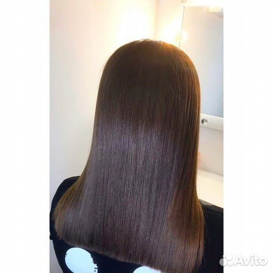 Кератиновое выпрямление волос