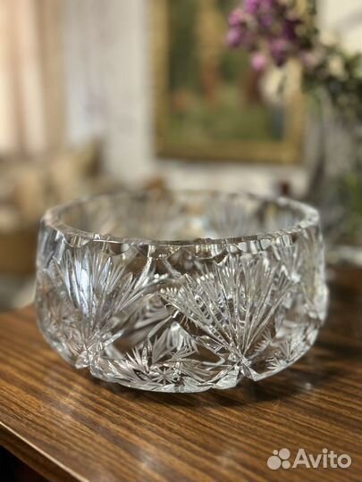 Ваза хрустальная для фруктов