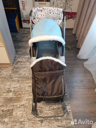 Детские санки коляска Ника