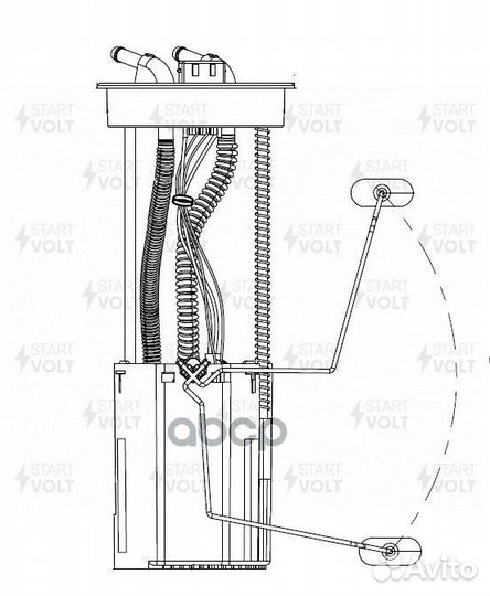 Бензонасос в сборе great wall hover H3/H5 10- 2