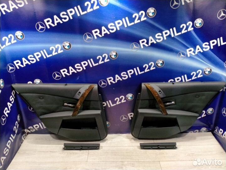 Обшивки дверей (карты) задние Bmw 525I E61 N52B25