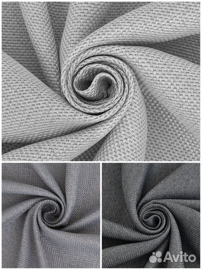 Комплект готовых штор рогожка