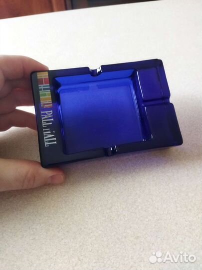 Пепельница цветное стекло