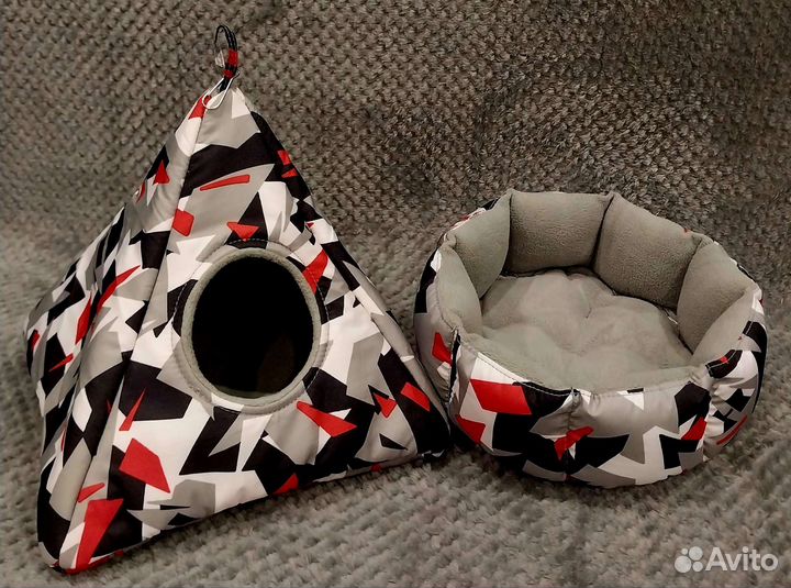 Домики,гамаки,мешочки,лежанки для грызунов