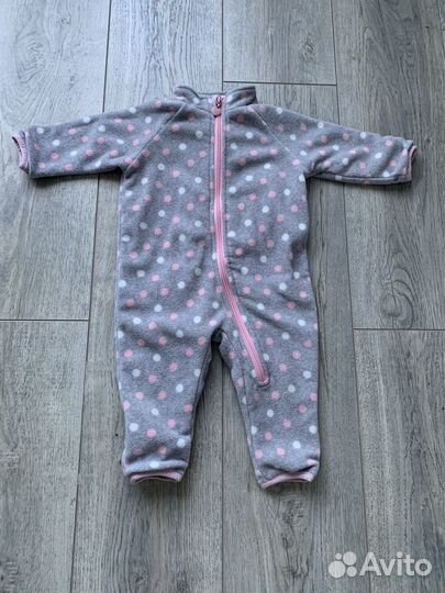 Флисовый комбинезон 74