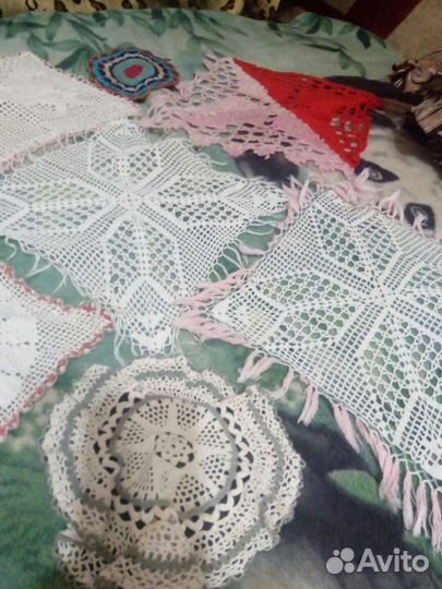 Салфетки вязаные крючком