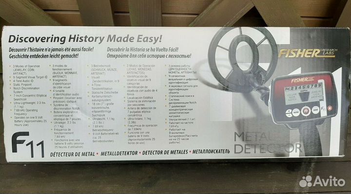 Fisher F11 металлодетектор