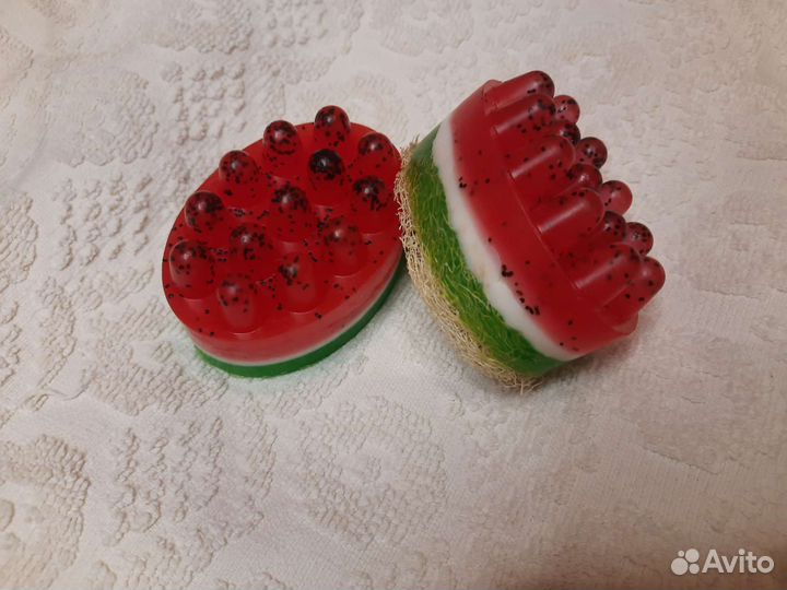 Массажное мыло с люфой