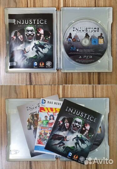 PS3 Injustice Gods Among Us Steelbook Рус. Субтит