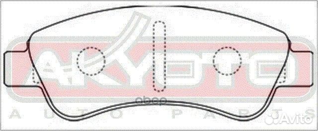Колодки тормозные AKD0182 akyoto
