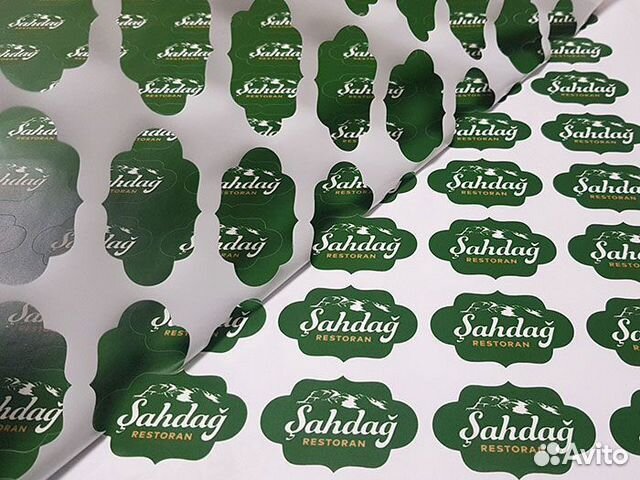 Печать наклеек и стикеров