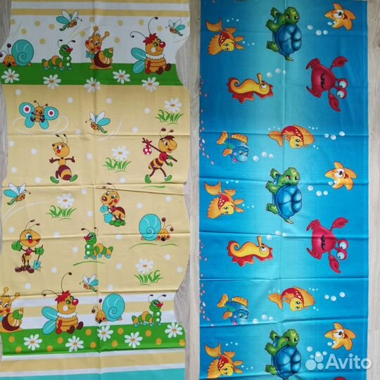 Ткань хлопок с детским рисунком