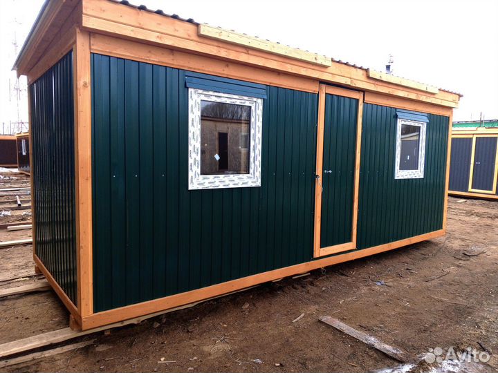 Бытовка новая 6х2,3м дачная распашная