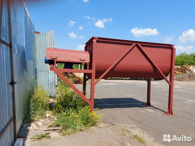 Горизонтальный смеситель сыпучих и влажных смесей
