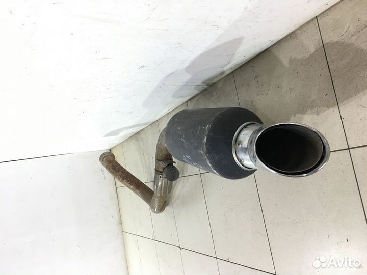 Задняя банка глушителя