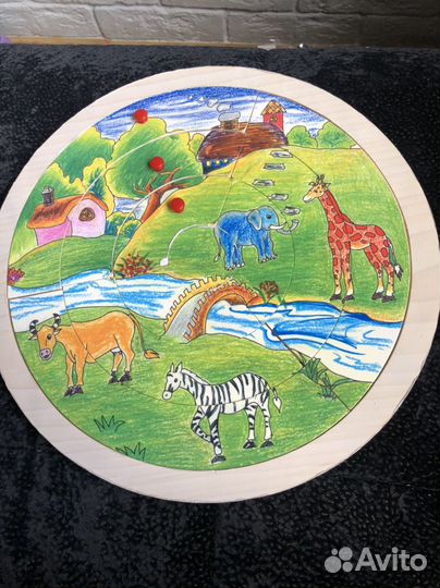 Пирамидка, матрешка, балансир деревянные