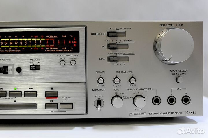 Кассетная Дека Sony TC-K81, 1980г