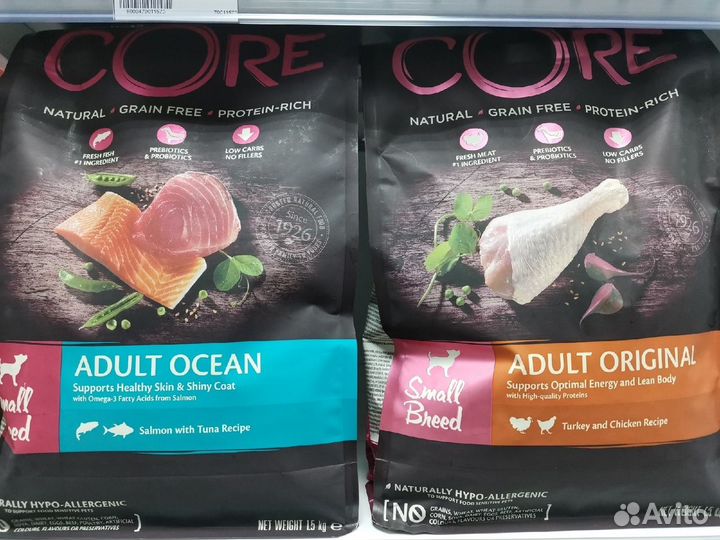 Корм для кошек и собак Wellness Core