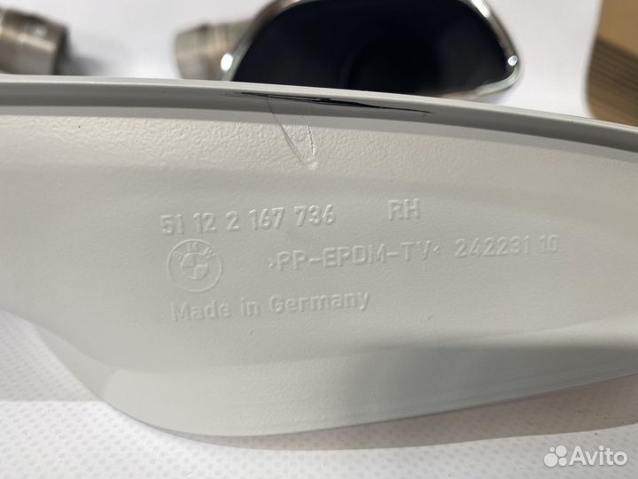 Насадка на глушитель bmw X5 e70 рестайлинг