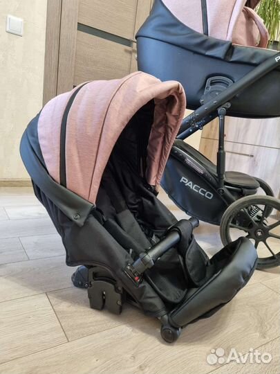 Детская коляска Riko Basic Pacco 2 в 1 эко кожа