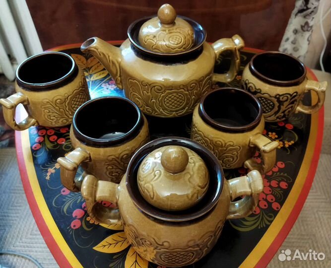 Сервиз чайный керамический, СССР