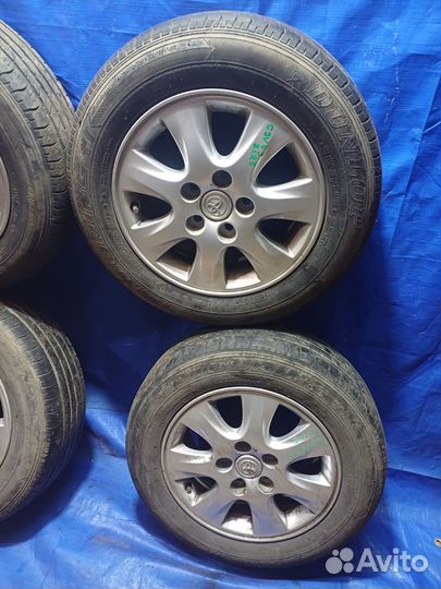 Диски литые r15 5114 с резиной dunlop