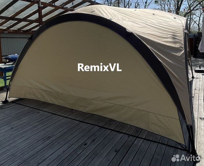 Видео коричневый Тент шатёр Easy Life 425х425х230с