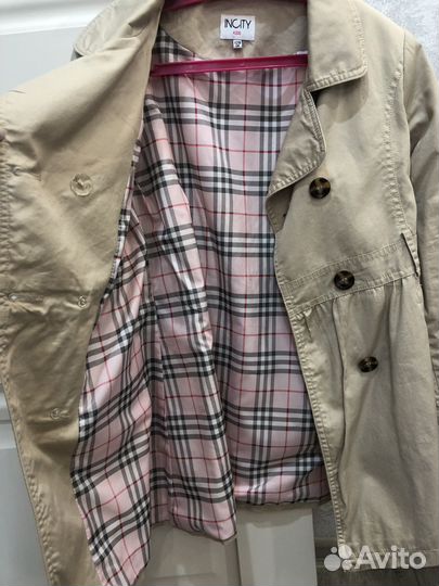 Тренч детский 128 рост