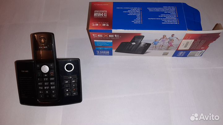 Телефон домашний с автоответчиком Texet фирменный