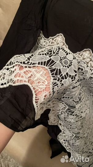 Батист с вышивкой 3м