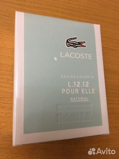 Туалетная вода lacoste L.12.12 Natural pour Elle