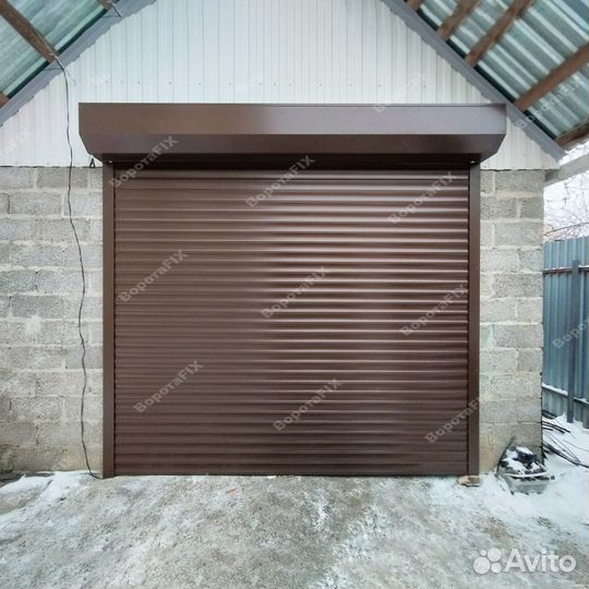 Ворота рольставни / Рольворота Алютех