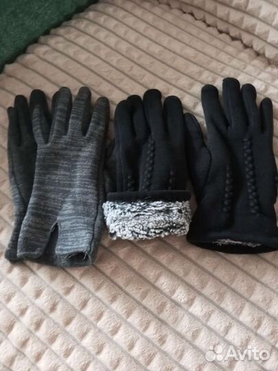 Перчатки женские зимние и осенние по 50