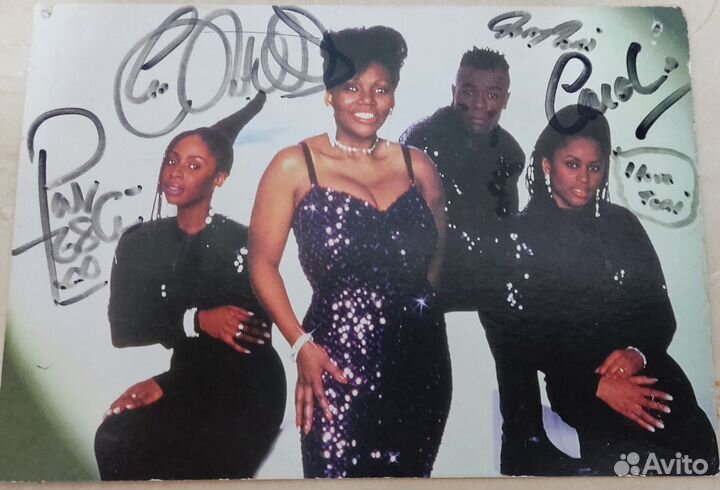 Автографы легендарной группы Boney M