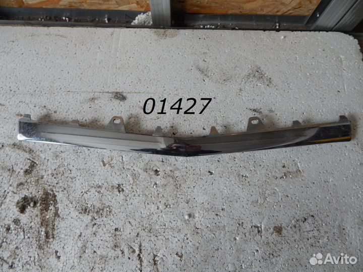 Накладка Хром переднего бампера мерседес Е 212 AMG