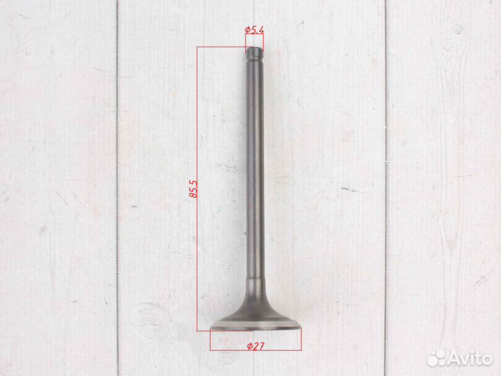 Клапана комплект ZS 172FMM (впуск+выпуск)