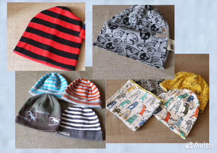 Шапки детские на мальчика 40 46