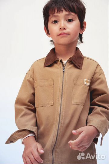 Рубашка-жакет 104 H&M