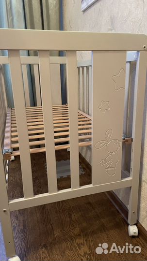 Кровать детская micuna rabbit с матрасом