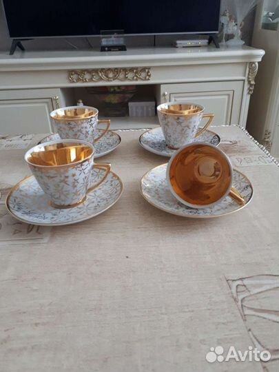 Кофейная пара фарфор Чехословакия