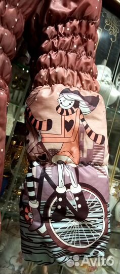 Пуховик на девочку размер 40 на 11-13 лет