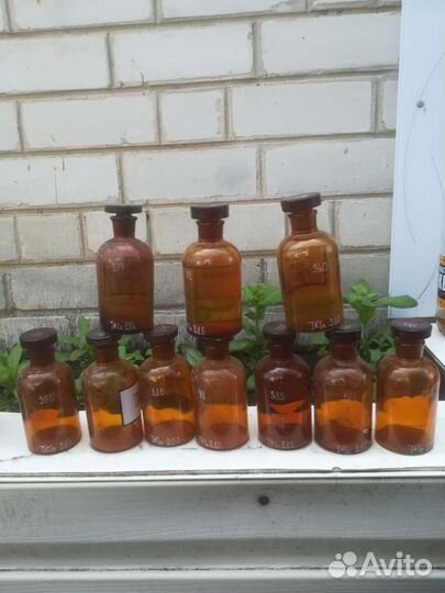 Склянки аптечные