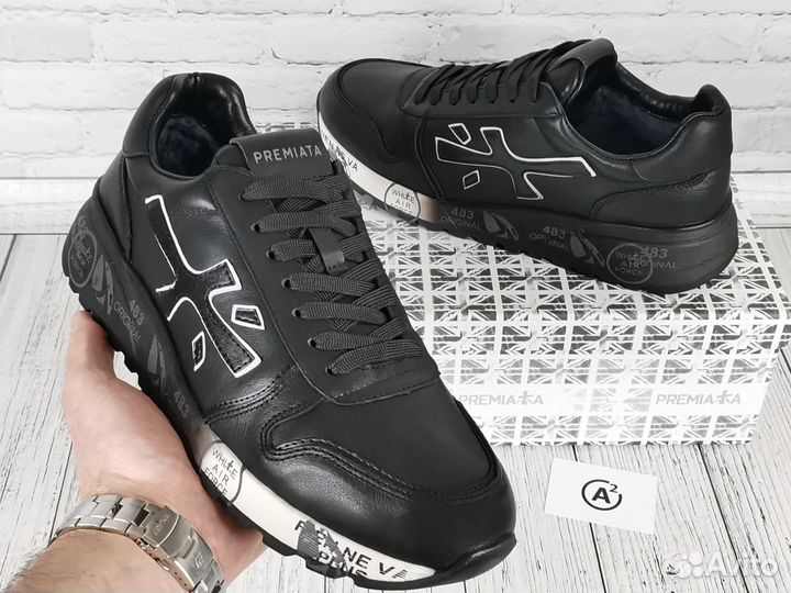 Кроссовки Premiata зимние с мехом