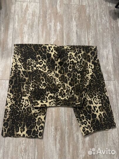 Леопардовые джинсы