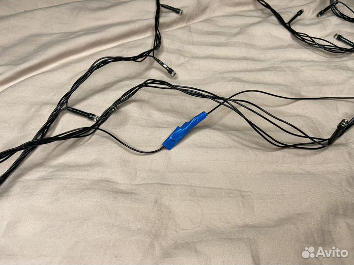 Гирлянда 20 метров холодный белый свет