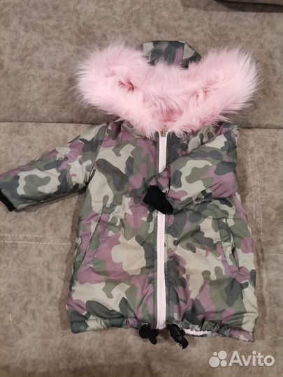 Куртка демисезонная для девочки 74-80