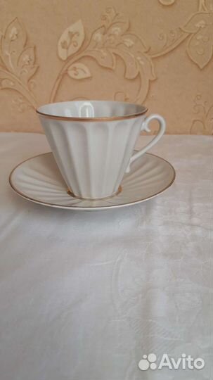 Чайная пара лфз костяной фарфор