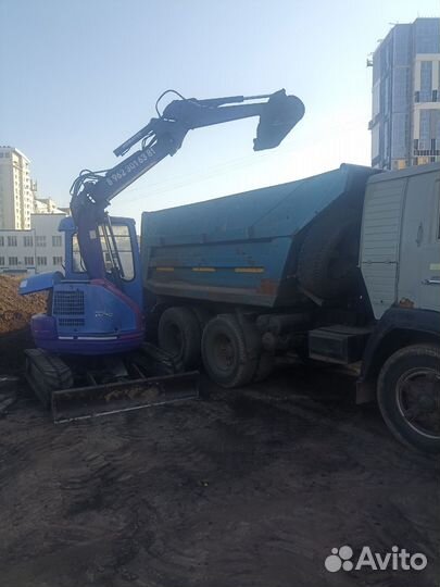 Услуги миниэкскаватора