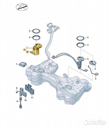 Топливный насос (Бензонасос) Skoda Kodiaq dbgc