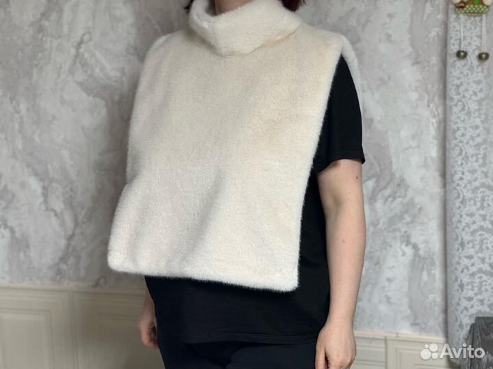 Манишка из экомеха